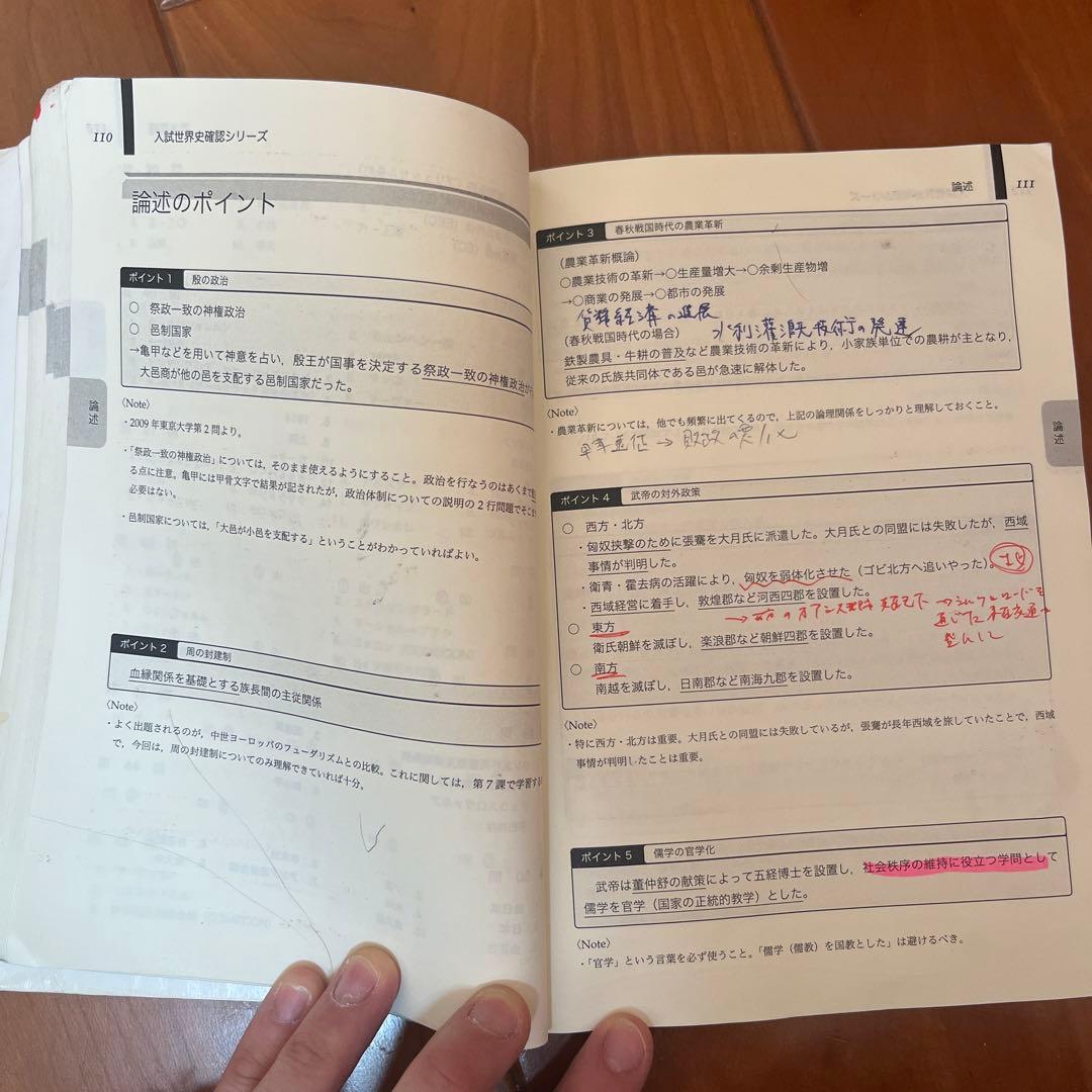 鉄緑会　入試世界史確認シリーズ 3年生