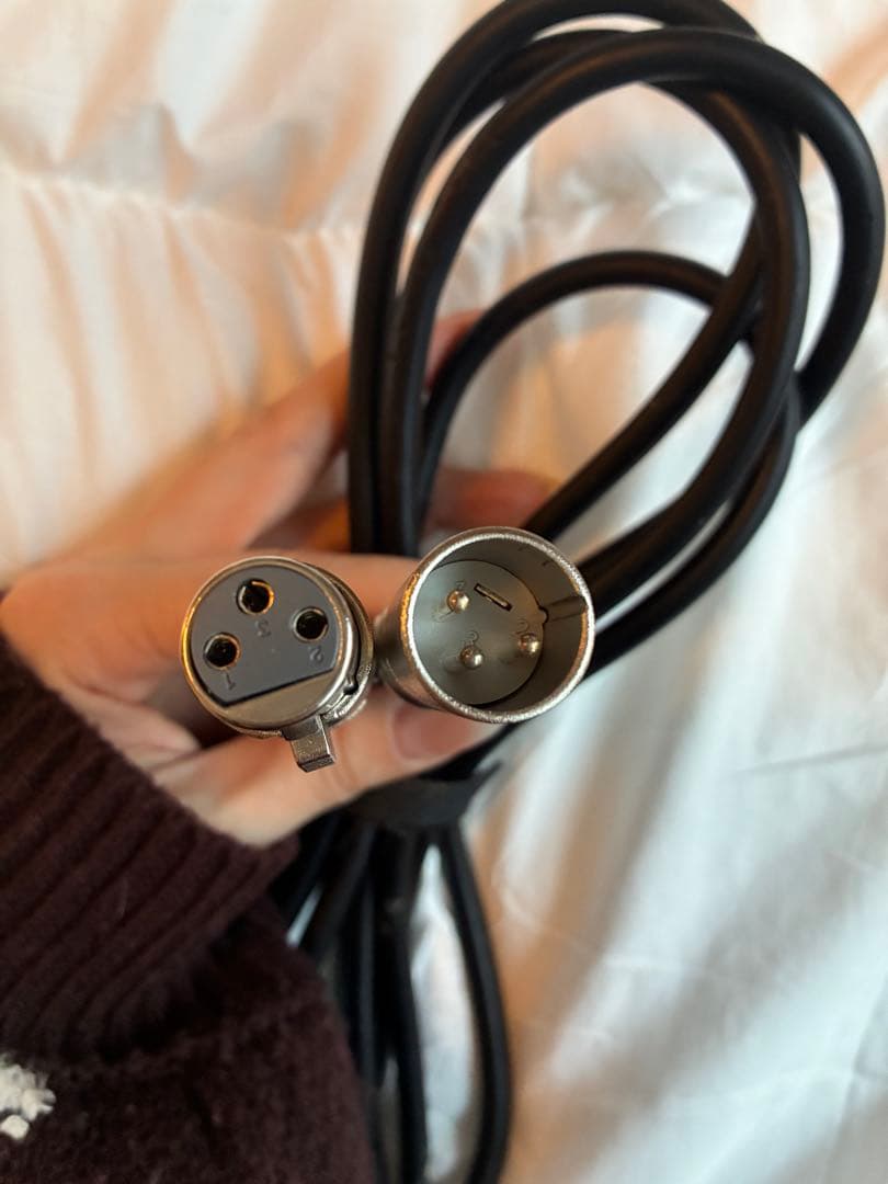 audio-technica AT2020 コンデンサーマイク XLRケーブル