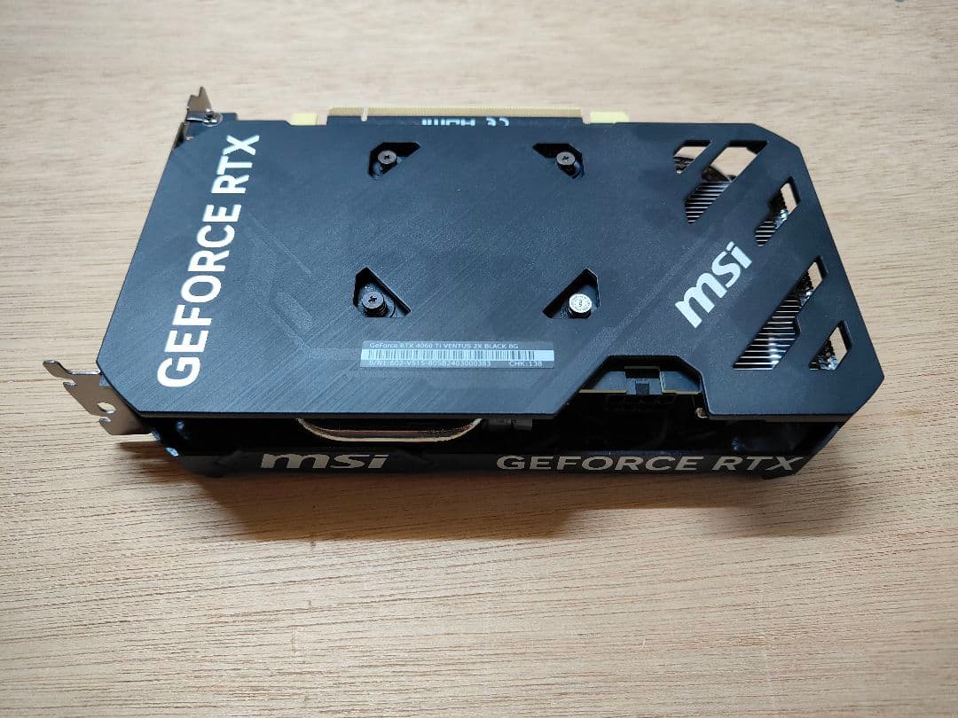 グラフィックボード・グラボ・ビデオカード MSI GeForce RTX 4060 Ti 8G