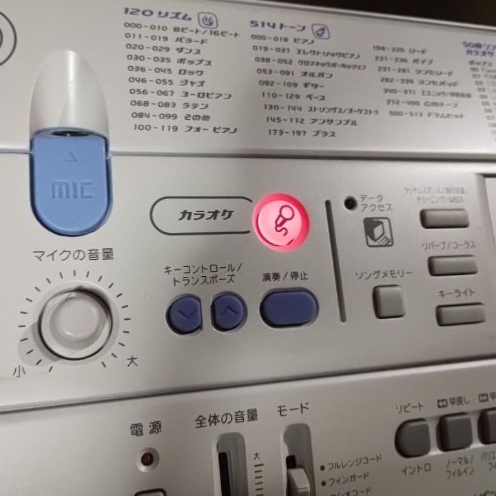 ひでさん専用 CASIO 電子キーボード ヒカリナビゲーション