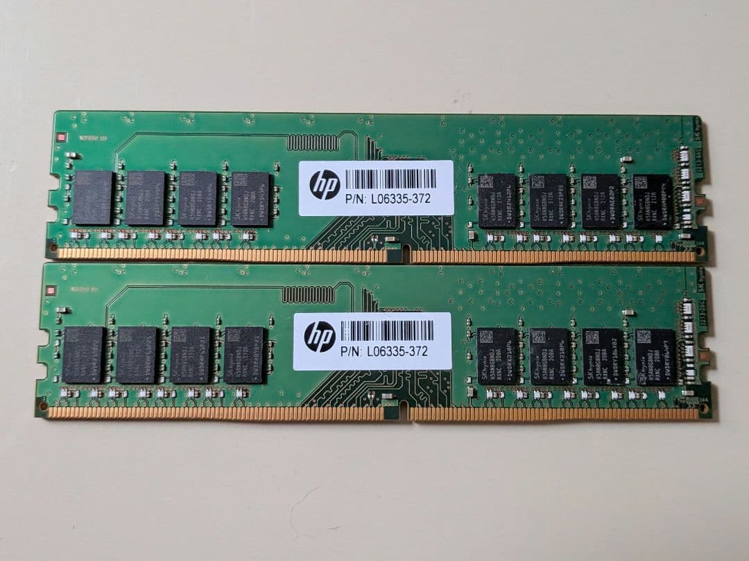 16GB(8G×2枚) PC4-3200AA-UA2-11 メモリー 57