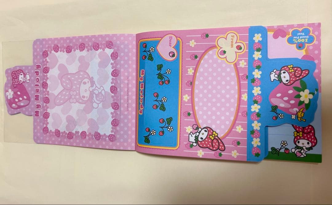 マイメロディ　サンリオ　おてがみメモ　ノート　セット　平成レトロ　平成女児