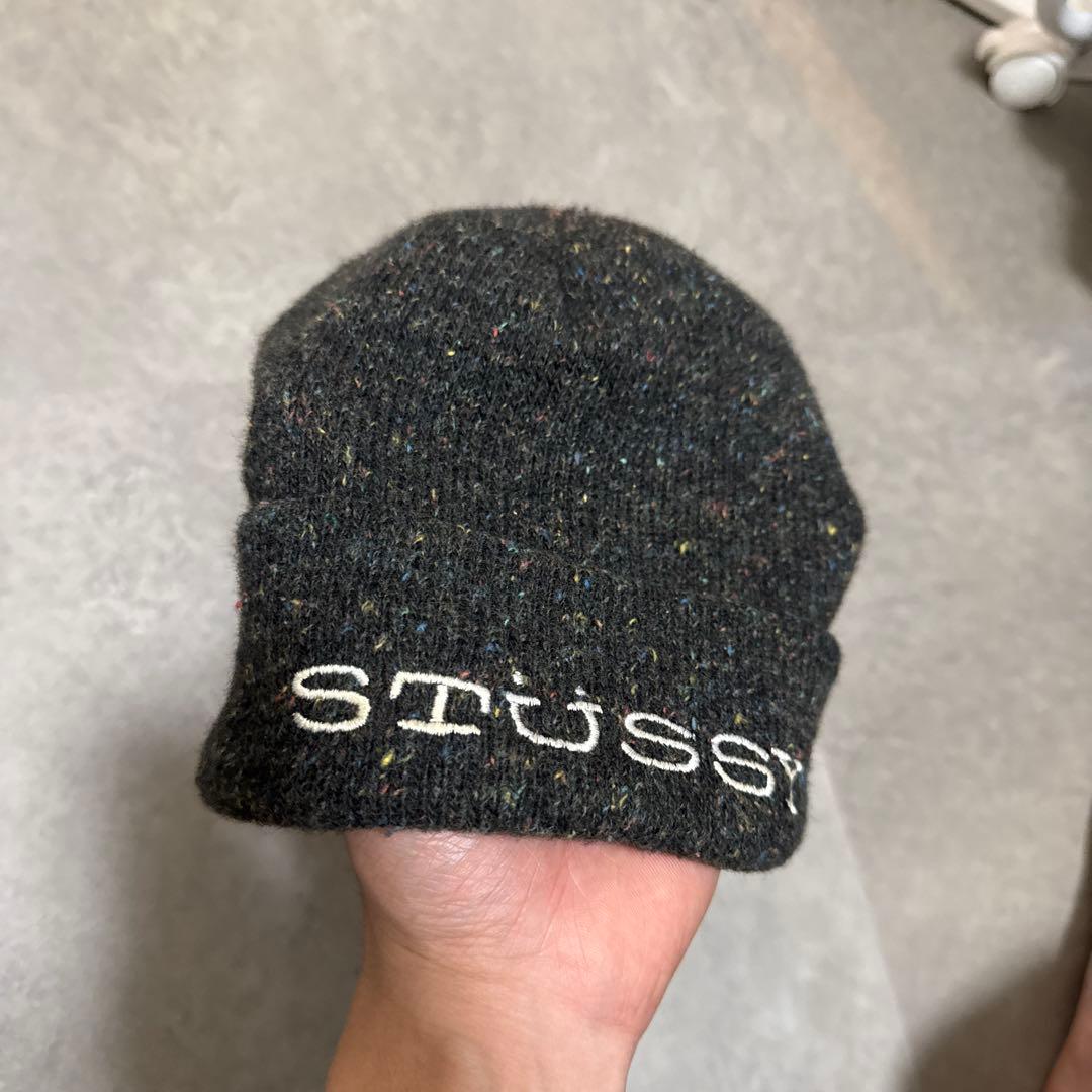 【最終値】Old Stussy beanie ビーニー ニット帽 USA製