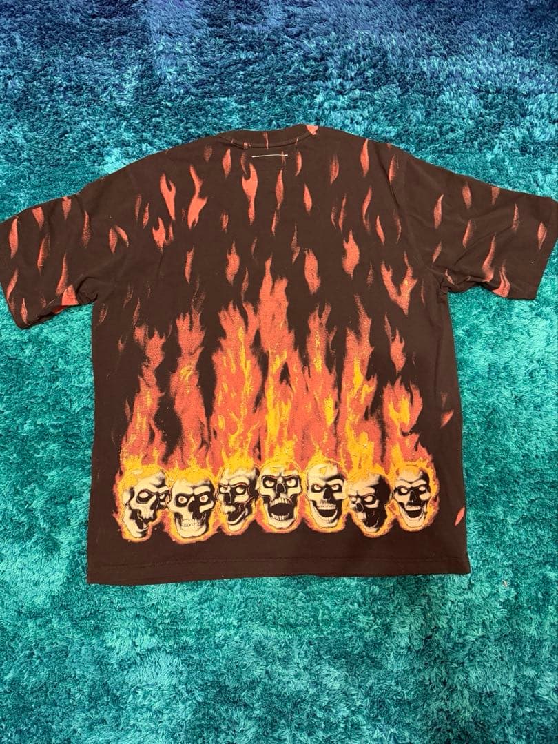 supreme mm6 24ss コラボ Liquid Blue Tシャツ