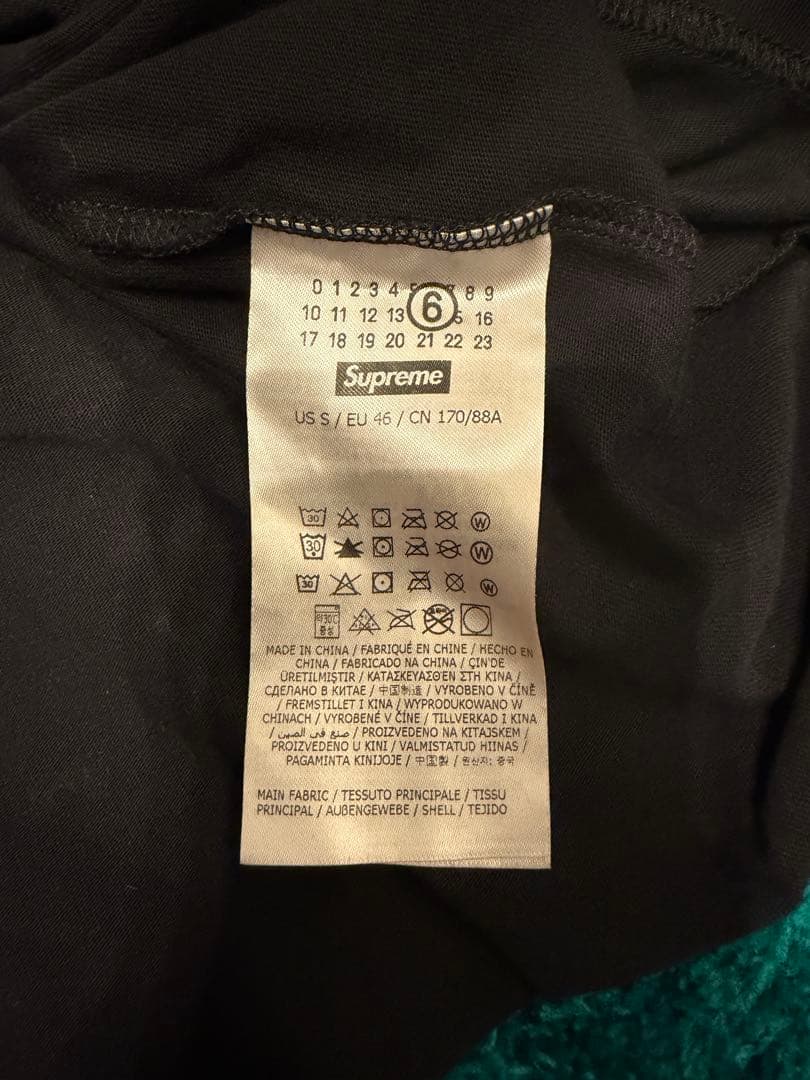 supreme mm6 24ss コラボ Liquid Blue Tシャツ