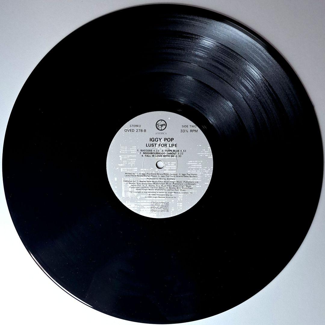 Iggy Pop　Lust For Life　レコード　LP　イギーポップ　再発
