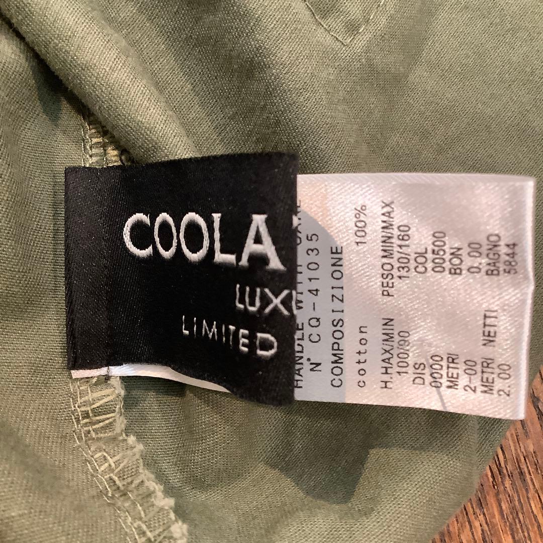 COOLA TIQUES ペイント×レースミリタリージャケット　サイズ38