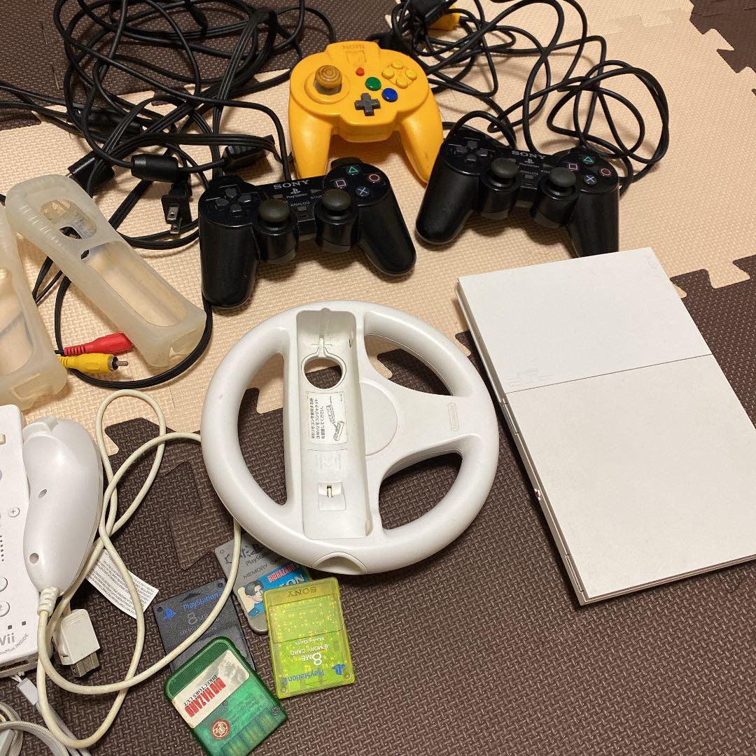 Nintendo Wii RVL-S-WDとプレステ2ゲームまとめ売り