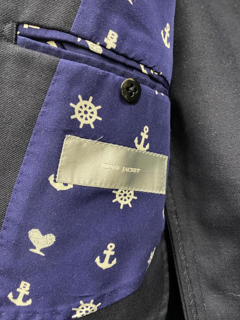 RING JACKET　VAN×BLUEBLUE　ネイビー　ブレザー