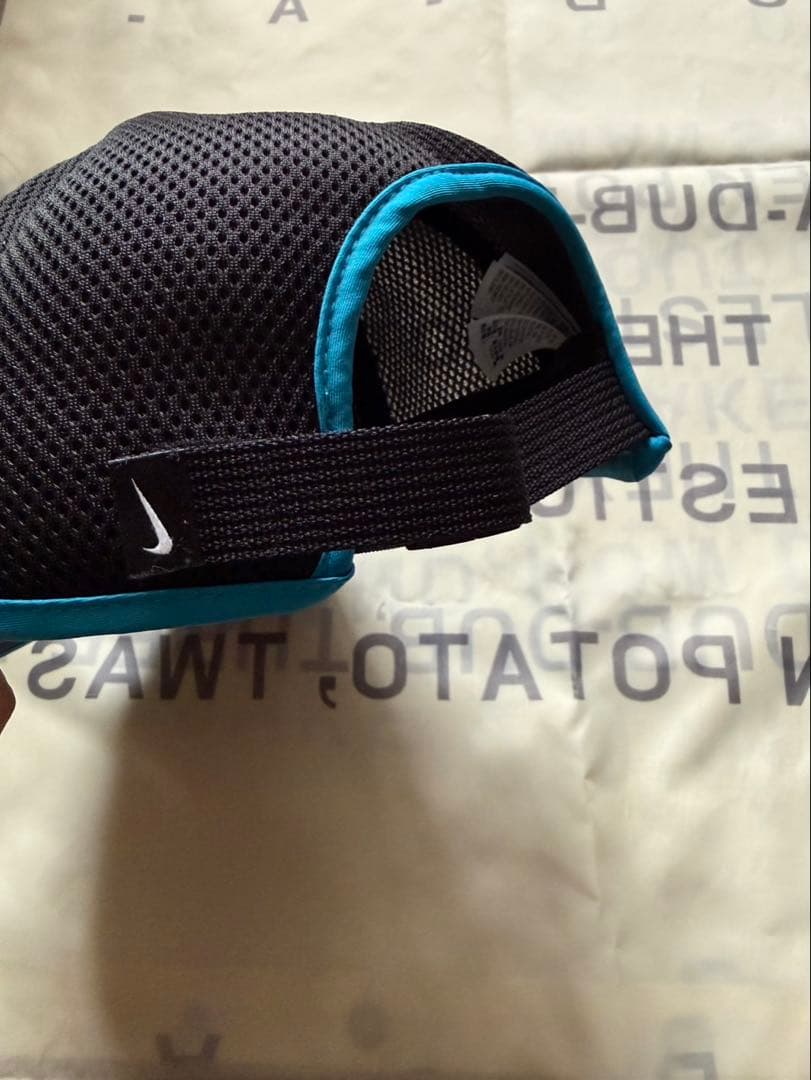 NIKE TRAIL メッシュキャップ ブラック/ブルー