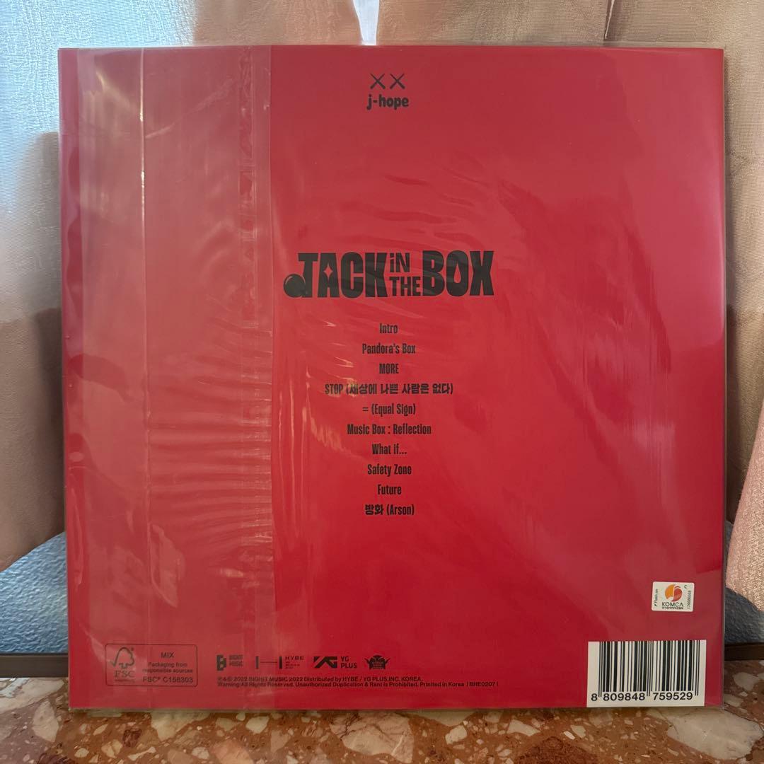 BTS J-hope JACK IN THE BOX LP盤　レコード