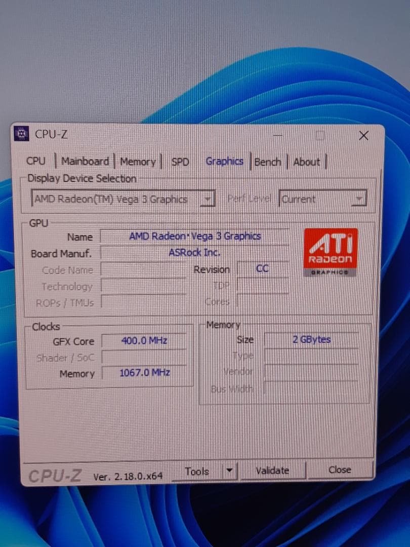 キッチン台所　Athlon 3000g・8GB・64GB・Win11