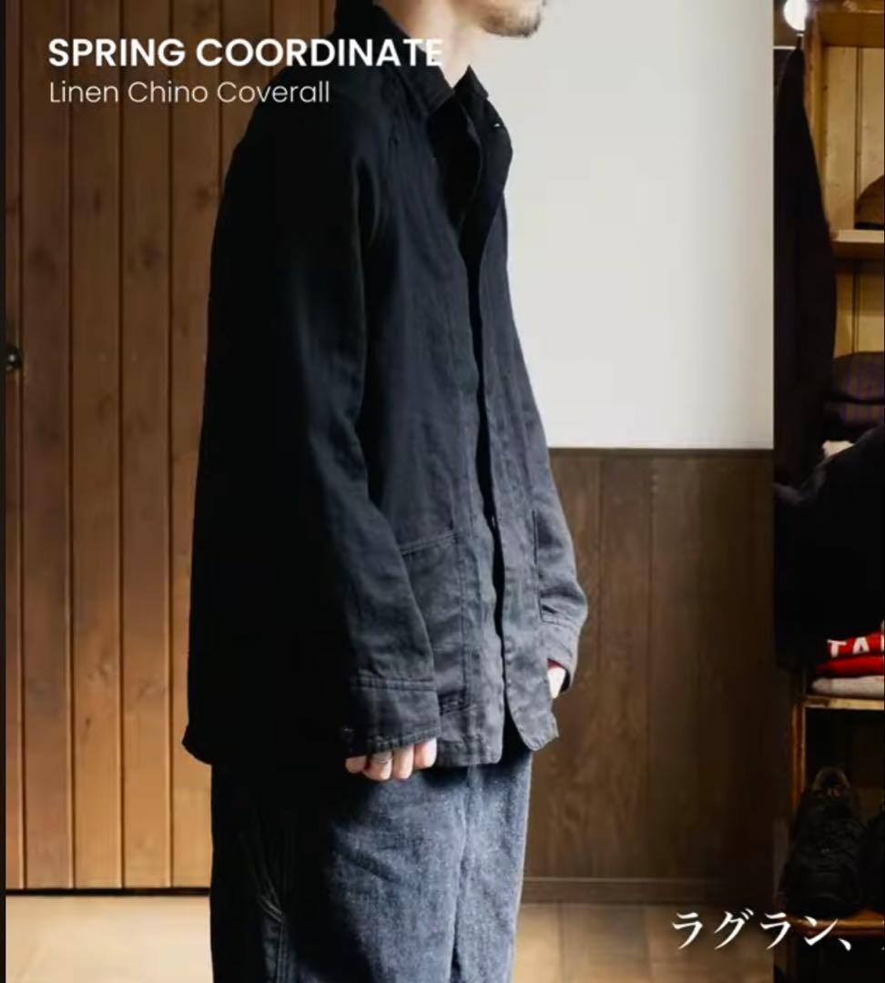 CONFECT リネンコットンチノカバーオール