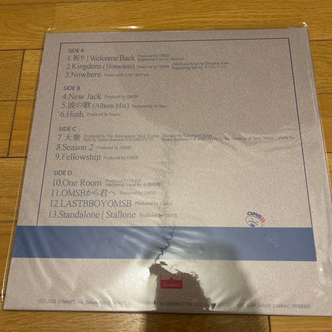 OMSB / ALONE レコード ステッカー付