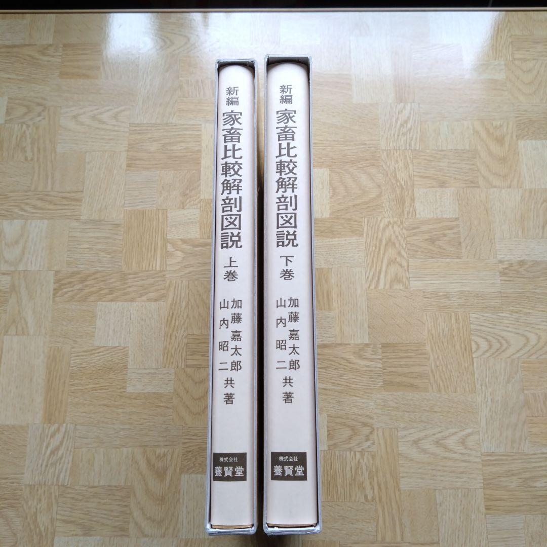 新編 家畜比較解剖図説 上巻 下巻