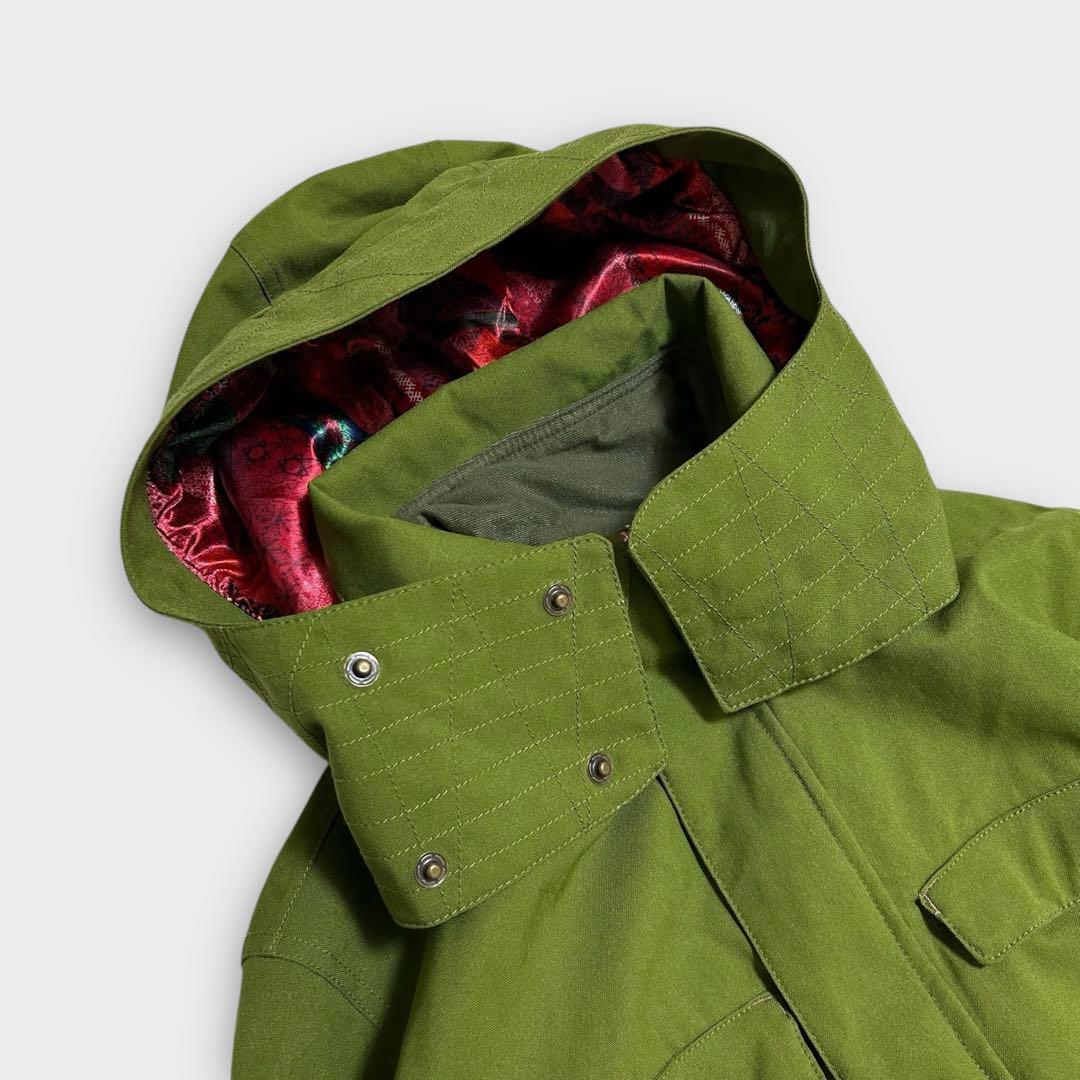 BURTON (S) スノーボードウェア　ジャケット　アースカラー　帽子脱着可能