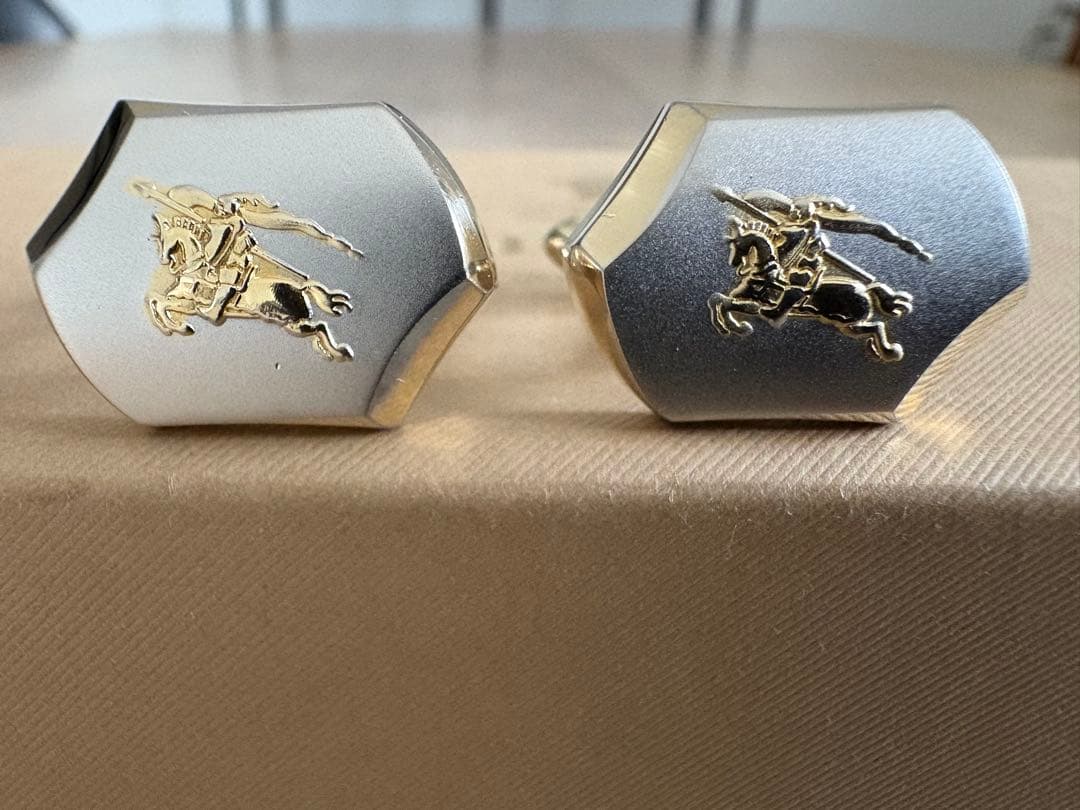 美品 BURBERRY スターリングシルバー製カフリンクス※付属品無し