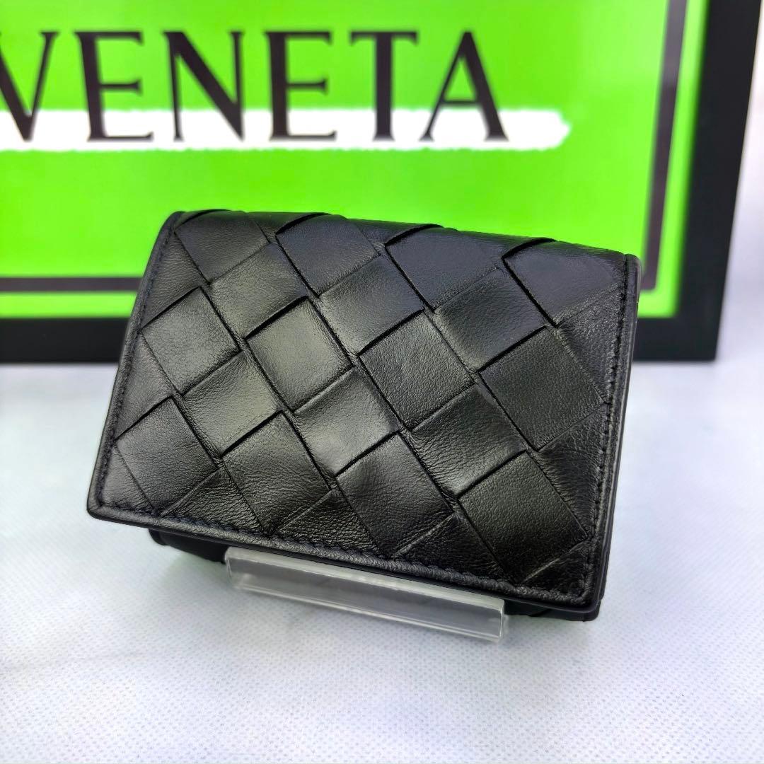 ⭐️極美品⭐️BOTTEGA VENETA イントレチャート タイニー 三つ折り財布