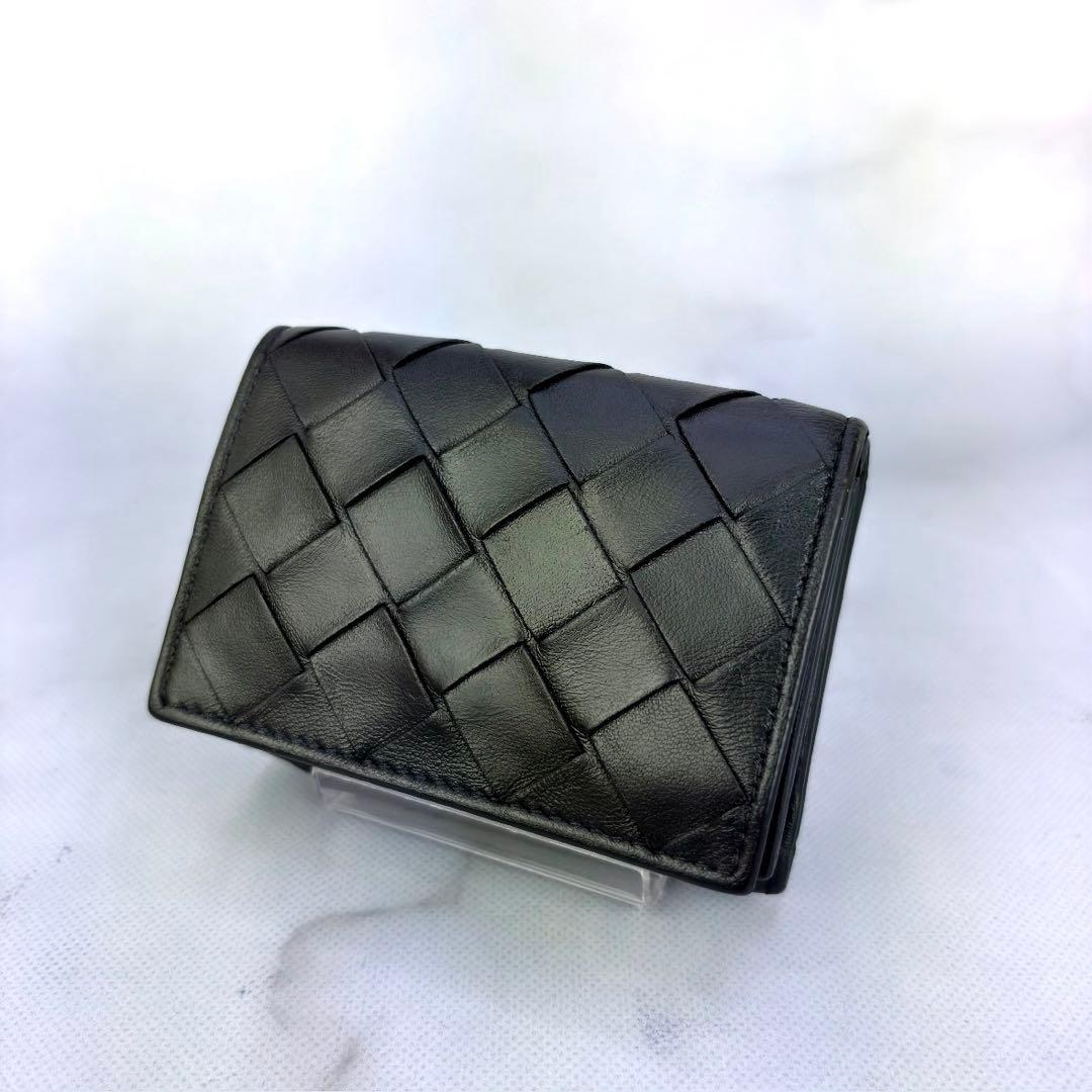 ⭐️極美品⭐️BOTTEGA VENETA イントレチャート タイニー 三つ折り財布