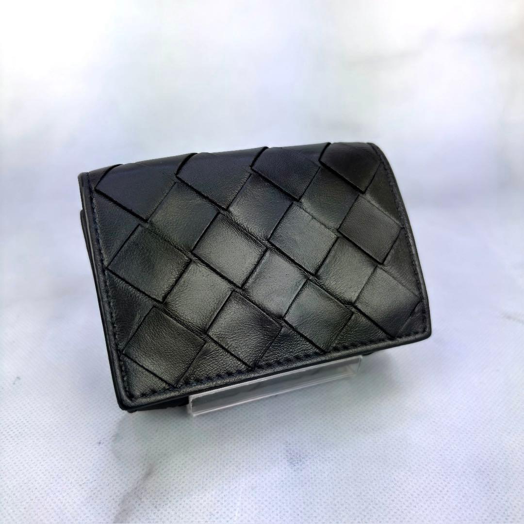 ⭐️極美品⭐️BOTTEGA VENETA イントレチャート タイニー 三つ折り財布