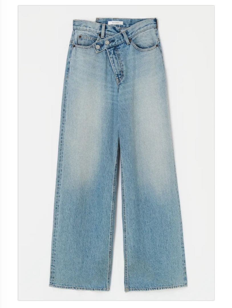 moussy CROSS WAIST WIDE ストレート サイズ1