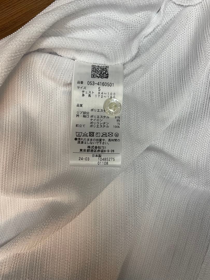 新品　PEARLY GATES パーリーゲイツ　ポロシャツ　白　2024年製