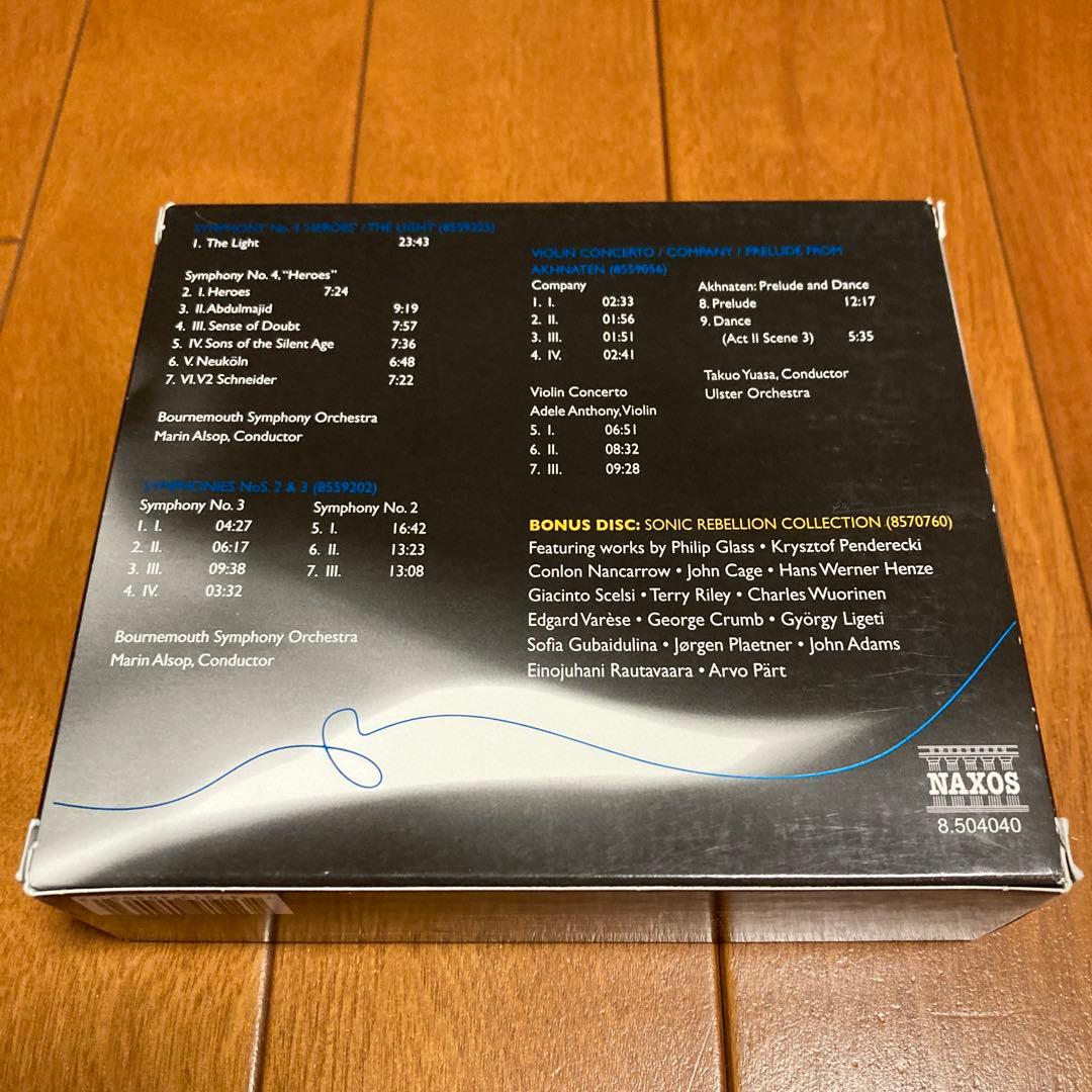 フィリップ・グラス Philip Glass 4CDボックスセット