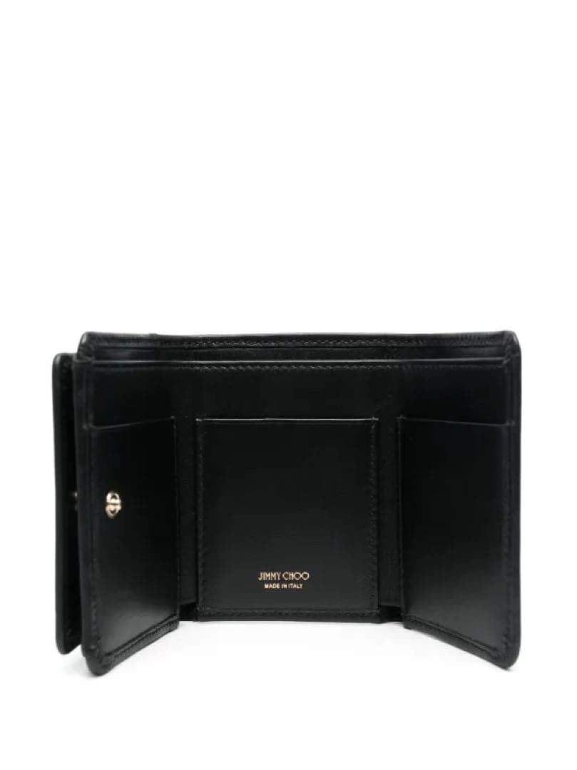 JIMMY CHOO ブラック 三つ折り財布【箱付き】
