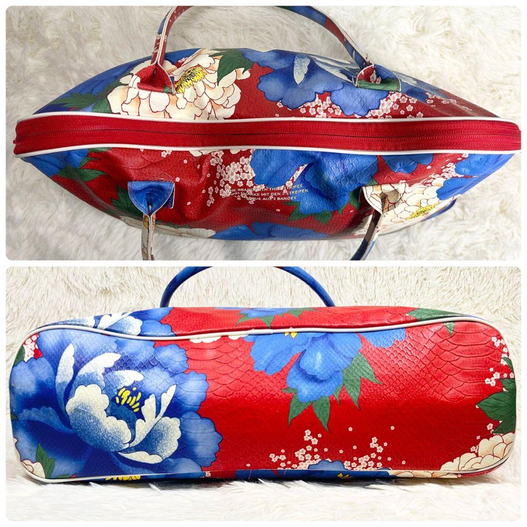 極美品✨アディダス オリジナルス ボストンバッグ 花柄 フラワー A4可