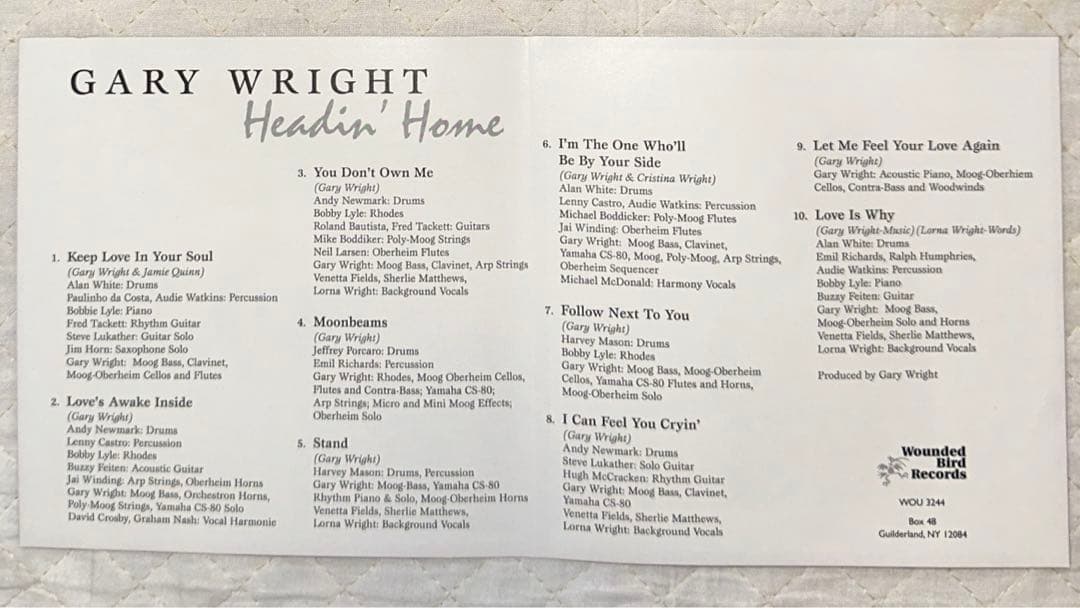 GARY WRIGHT / ゲイリー・ライト / HEADIN' 