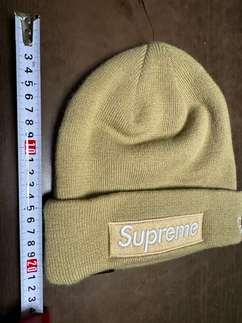 Supreme ニット帽 ベージュ