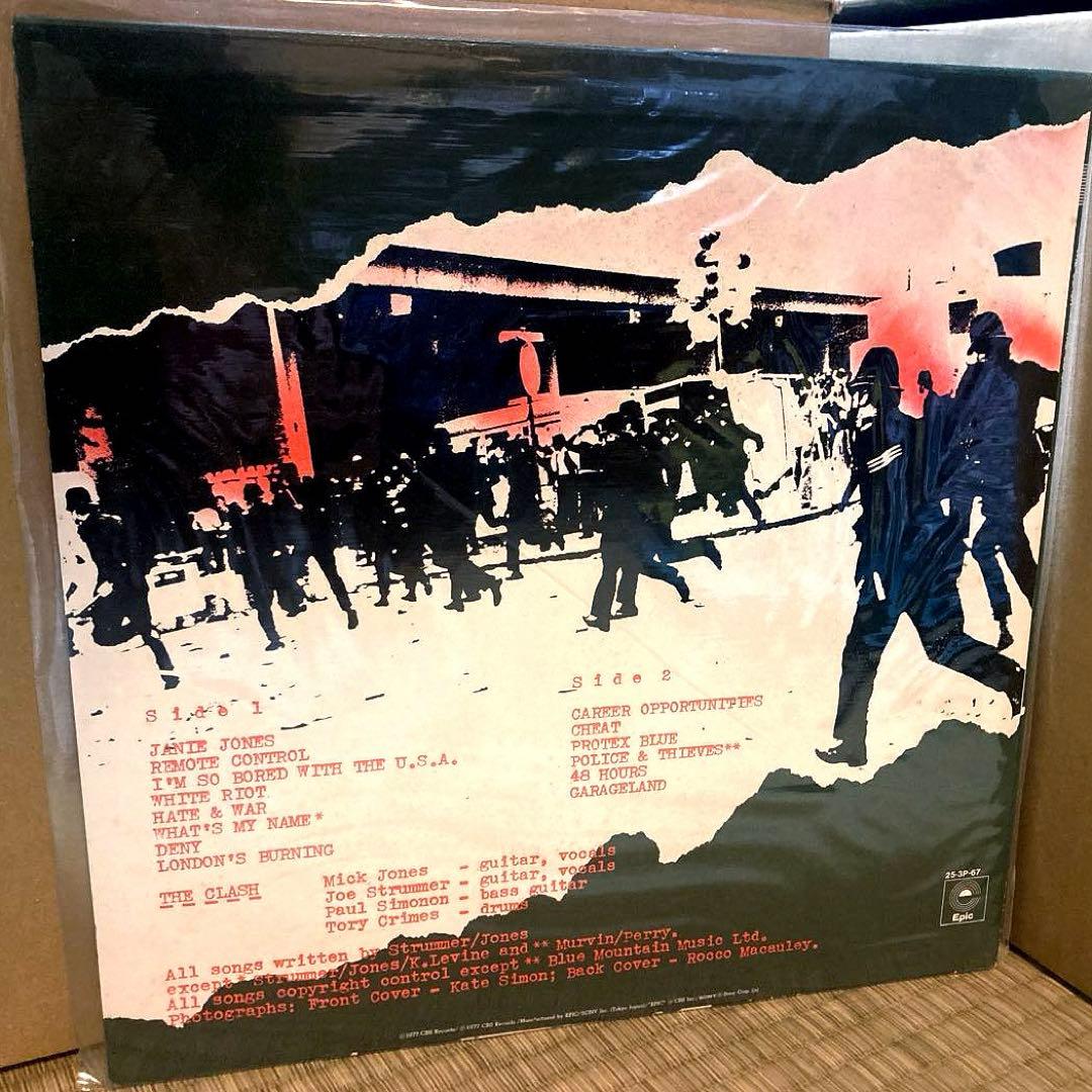人気盤 The Clash 白い暴動 ザ・クラッシュ レコード LP
