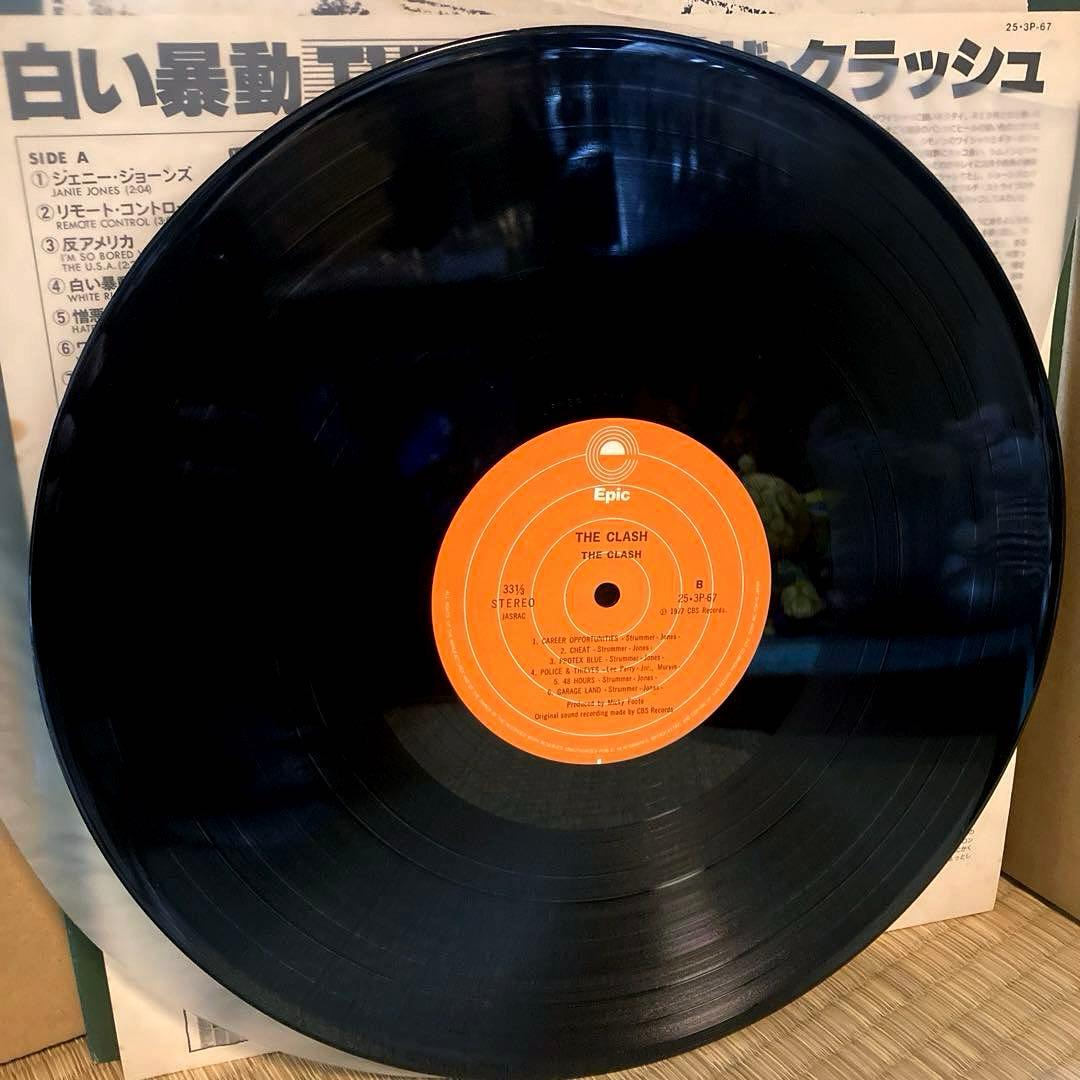 人気盤 The Clash 白い暴動 ザ・クラッシュ レコード LP