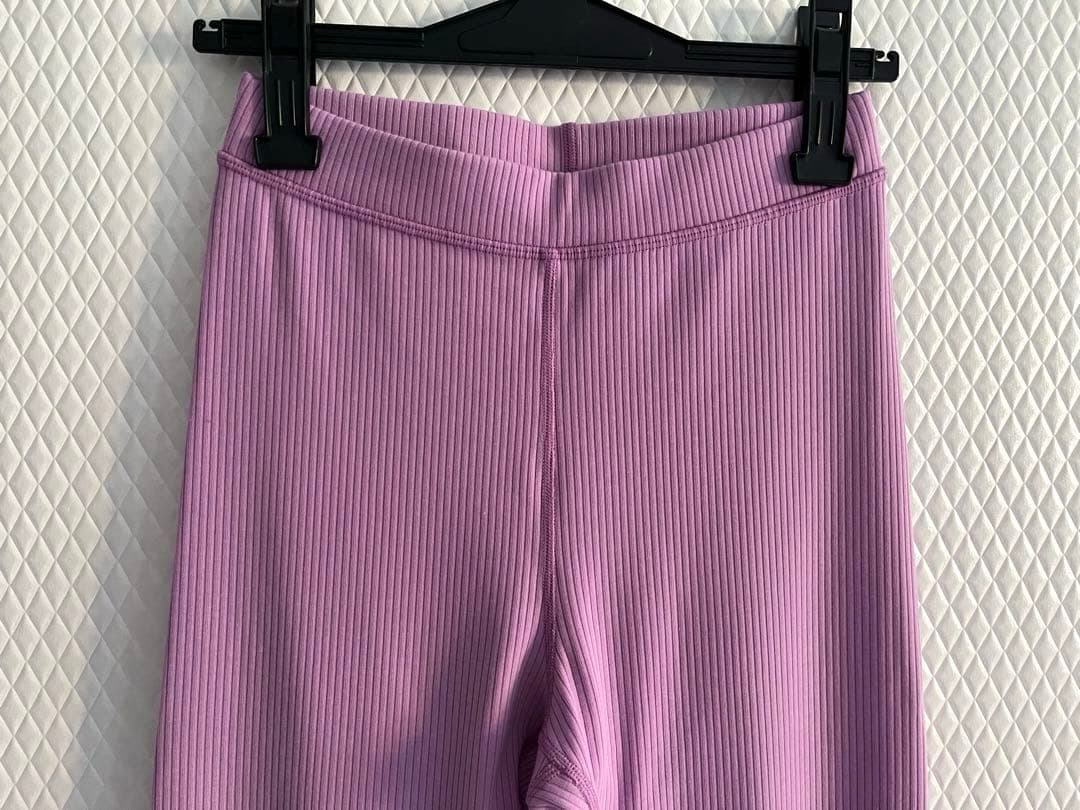 Alo Yoga シームレス ハイウエスト リブレギンス ラベンダー XS