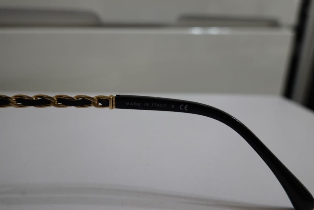 【美品】CHANEL 　チェーン　サングラス　ブラック