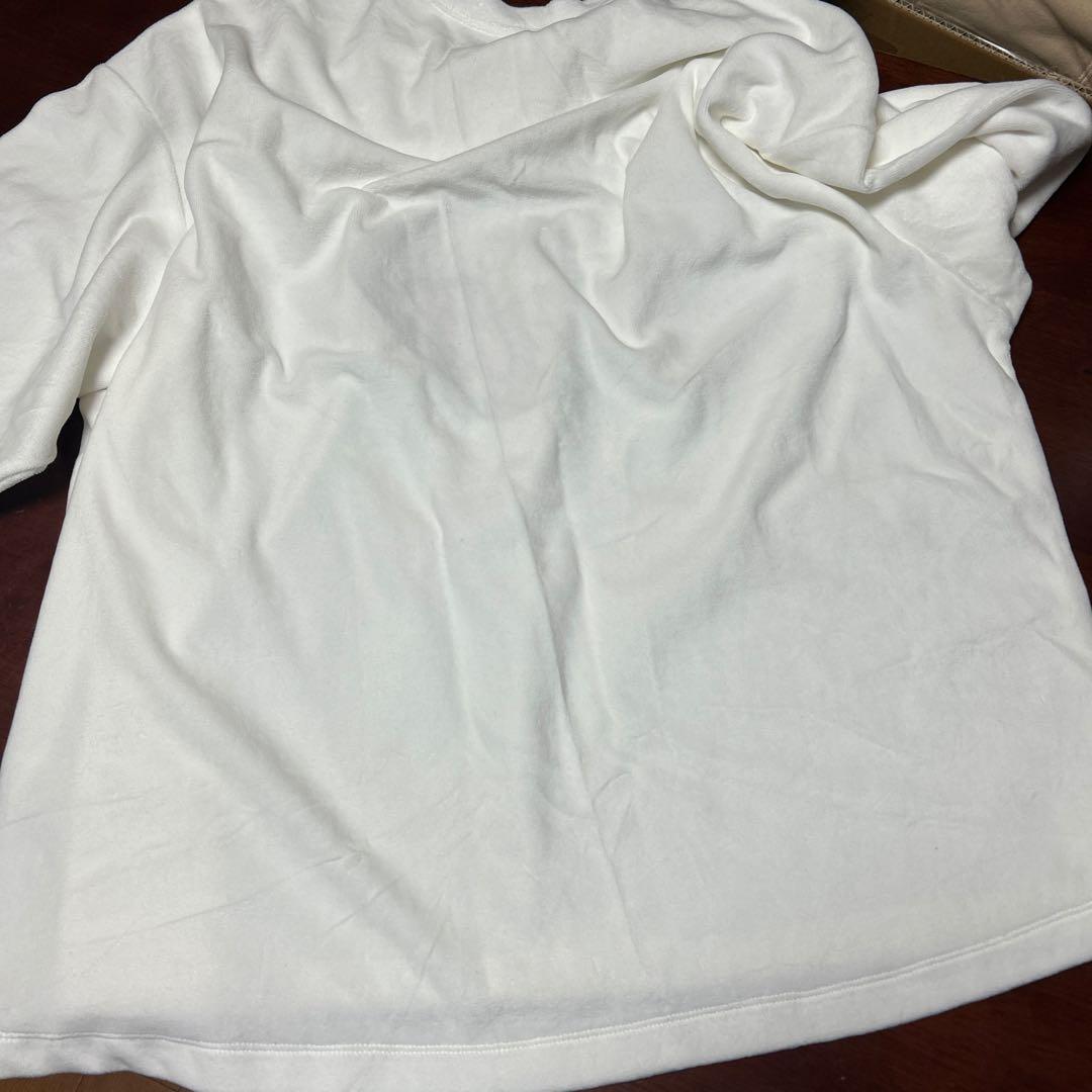 トップス tightbooth BITE VELOUR 3/4 SLEEVE TEE XL