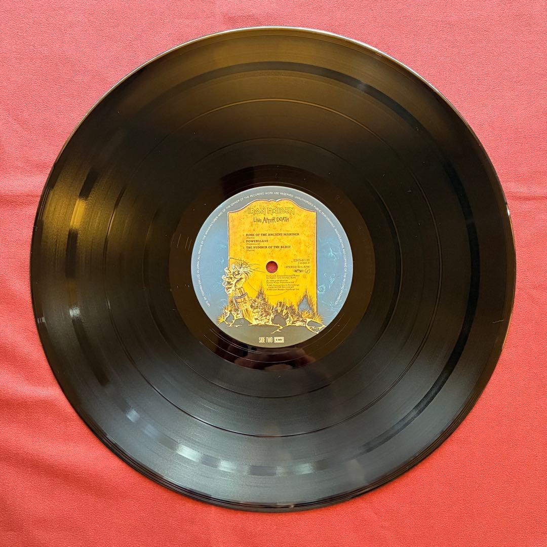 【美品】 IRON MAIDEN 『Live AFTER DEATH』レコード
