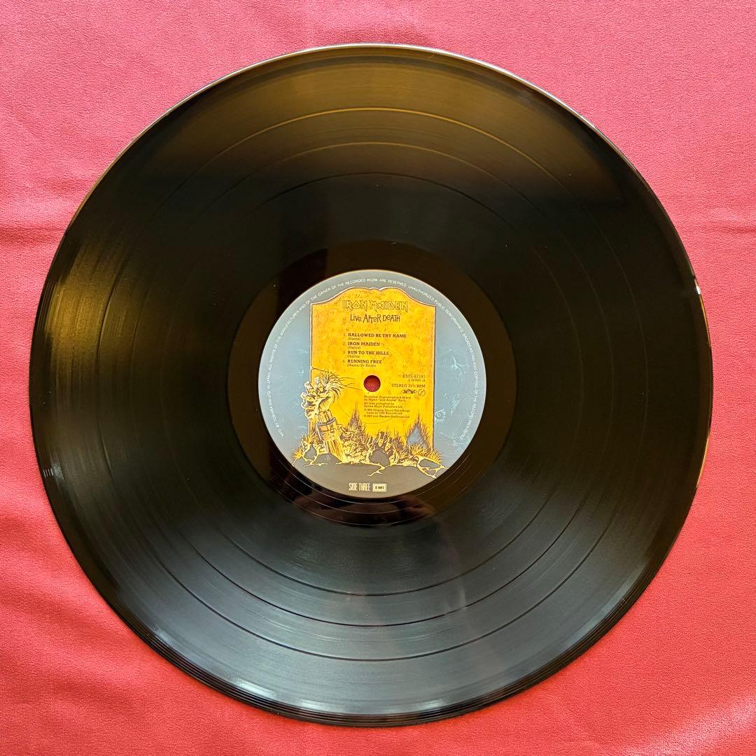 【美品】 IRON MAIDEN 『Live AFTER DEATH』レコード