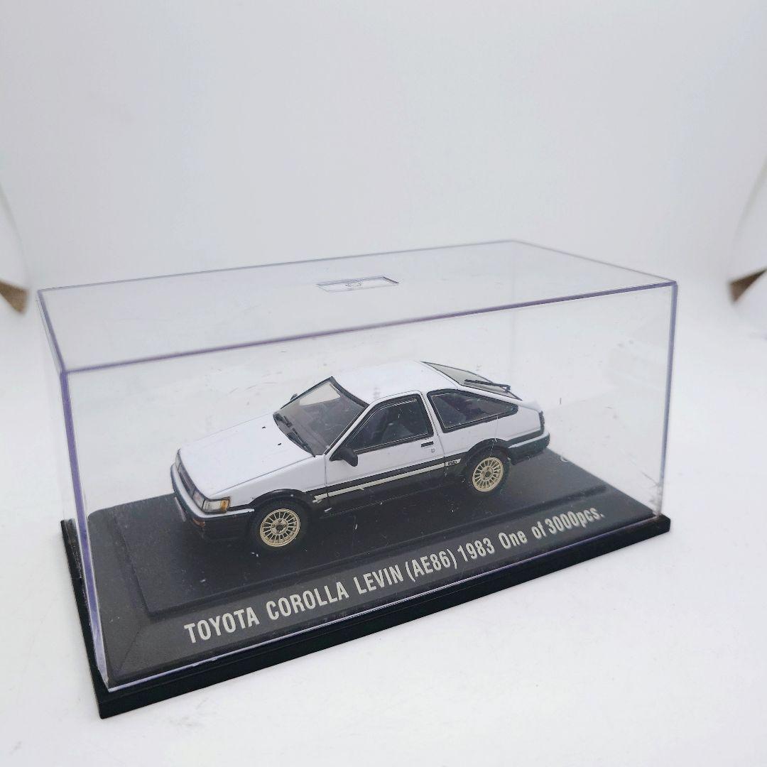 廃盤品 EBBRO トヨタ カローラレビン AE86 1983年　白/黒