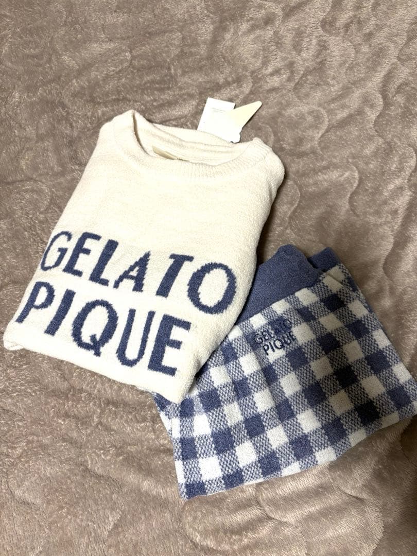 GELATO PIQUE セットアップ アイボリー・ネイビー
