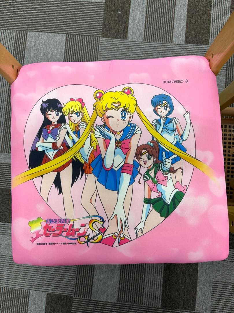 セーラームーン キャラクター デスクチェア 学習椅子 キッズチェア