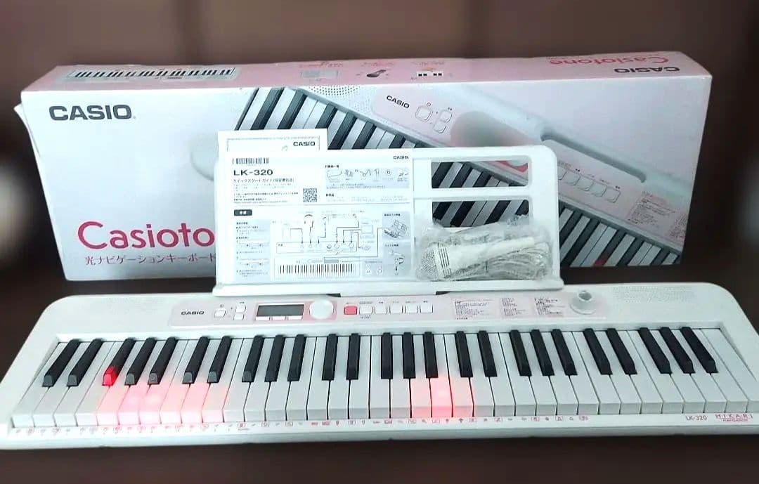 CASIOトーン【LK-320】光ナビゲーションキーボード