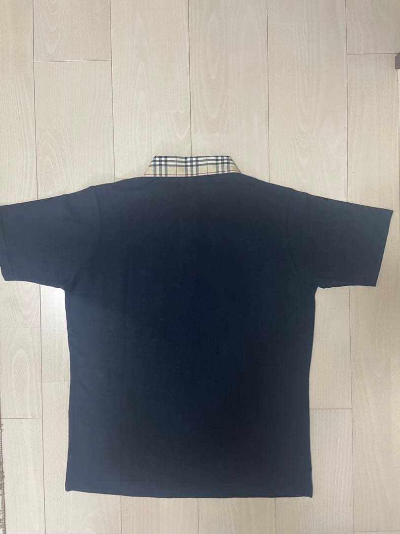 新品　Burberry ネイビー 半袖ポロシャツ M