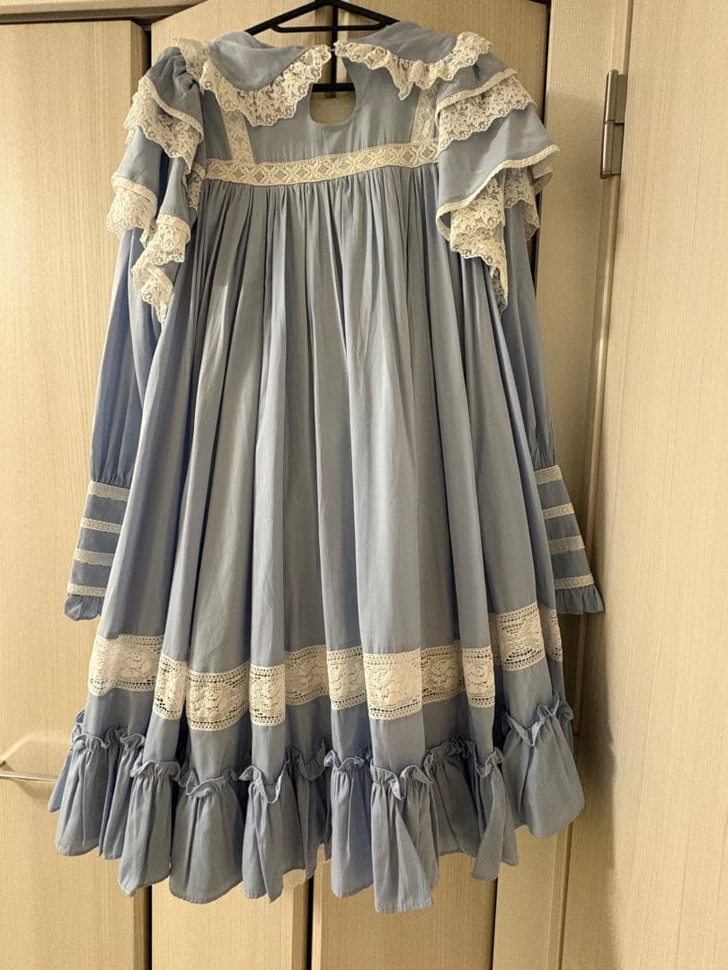 星箱worksリリアンヌ姉妹ショート丈Mサイズ サックス・ヘッドドレスサックス