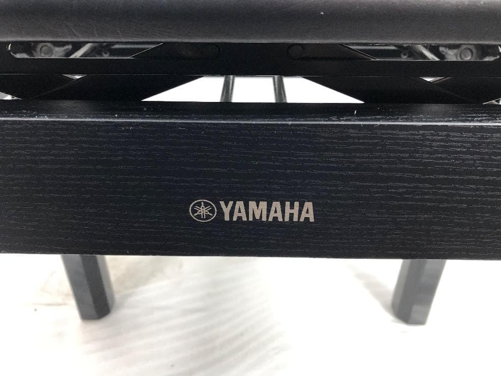 ※61703※YAMAHAピアノ椅子　BC-205PE （黒艶）★送料無料