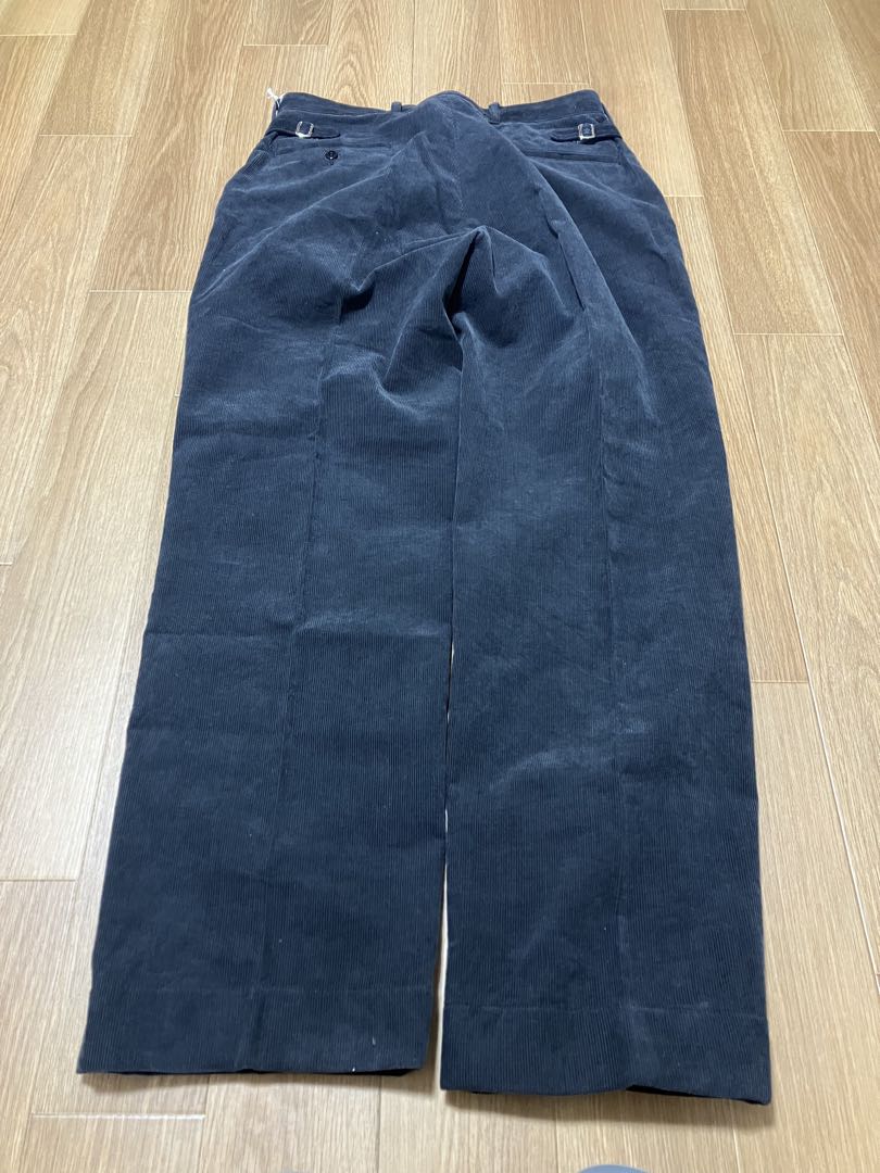 パンツ G&F Co.- CORDUROY TROUSERS _ INK BLACK