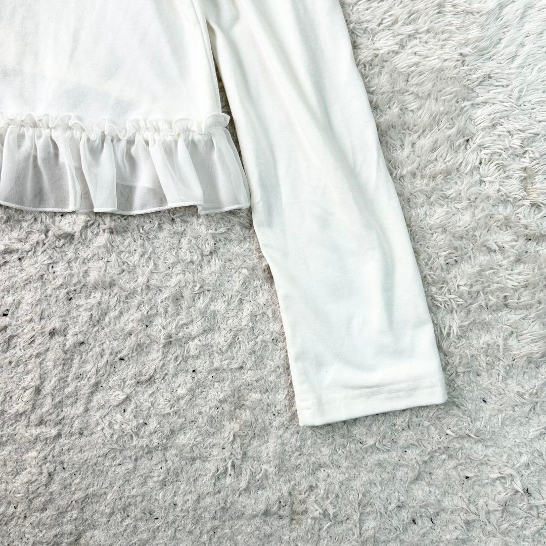 新品✨Sheglit シェグリット シフォンフリル カーディガン M ゴシック