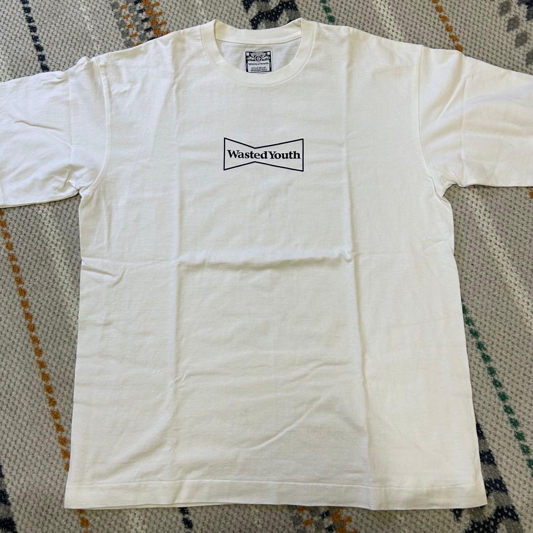 トップス Wasted Youth T-Shirt #06 White Red VERDY