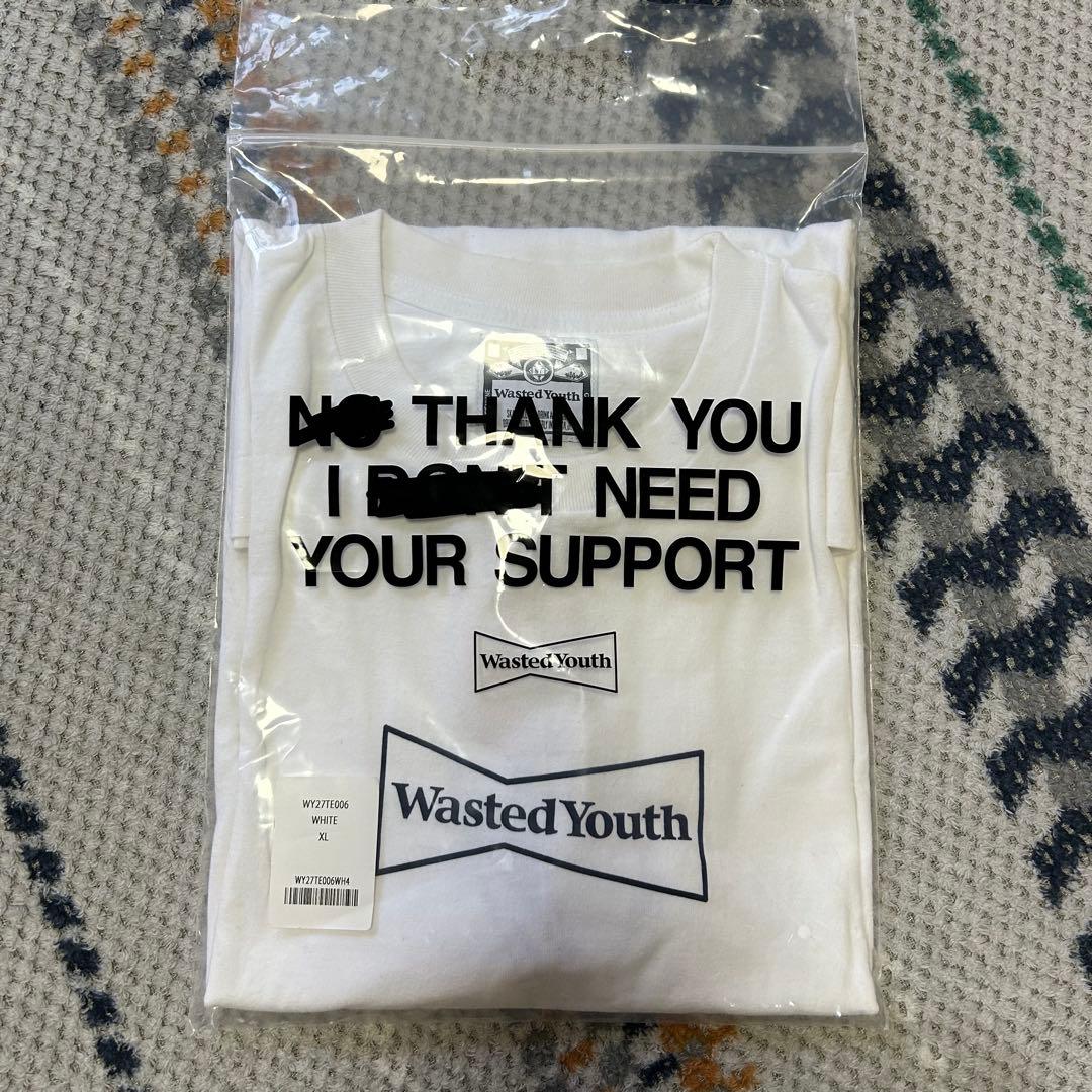 トップス Wasted Youth T-Shirt #06 White Red VERDY
