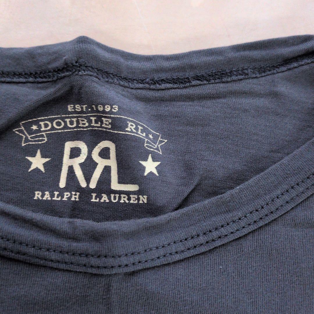 RALPH LAUREN RRL ロゴプリント Tシャツ M